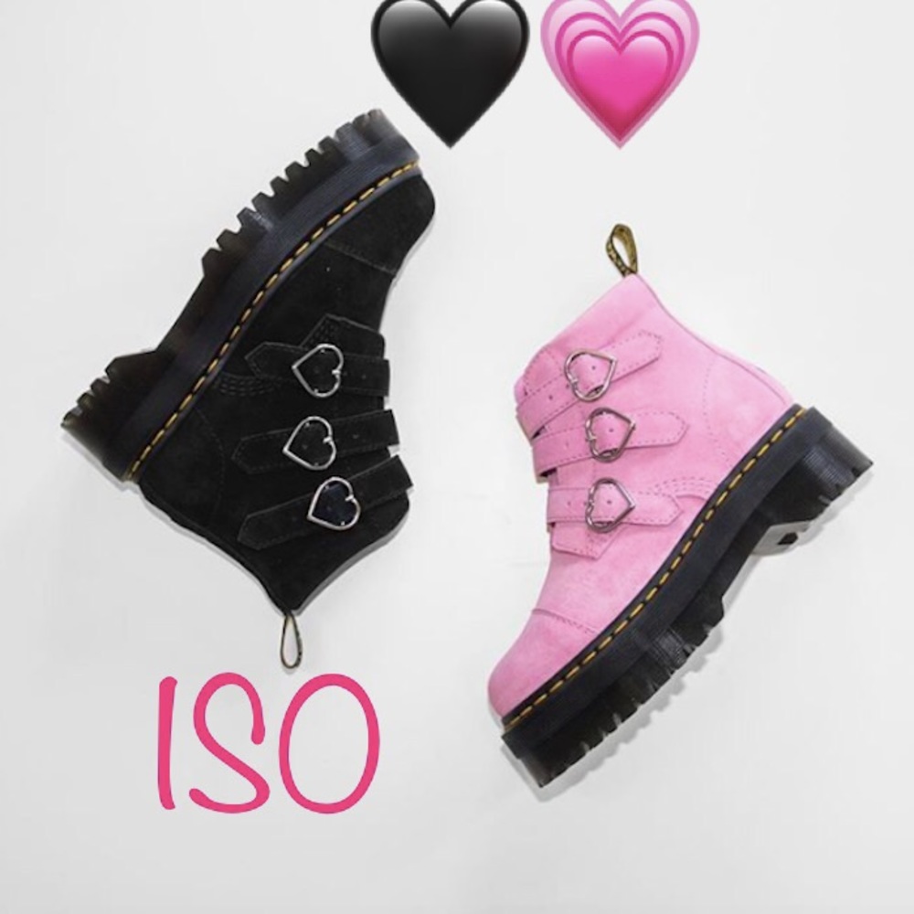 ISO: Doc Marten x Lazy Oaf Collab Buckle Boot